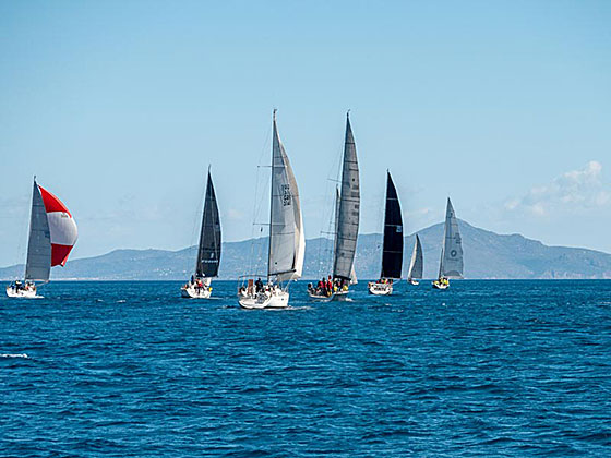 Poros Sailing Race Start